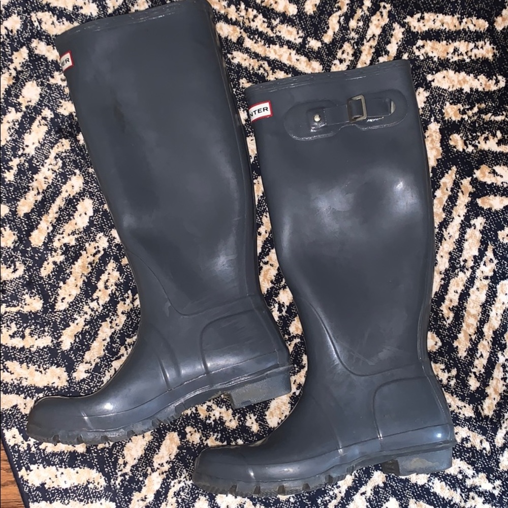 Original gloss tall hunter boots